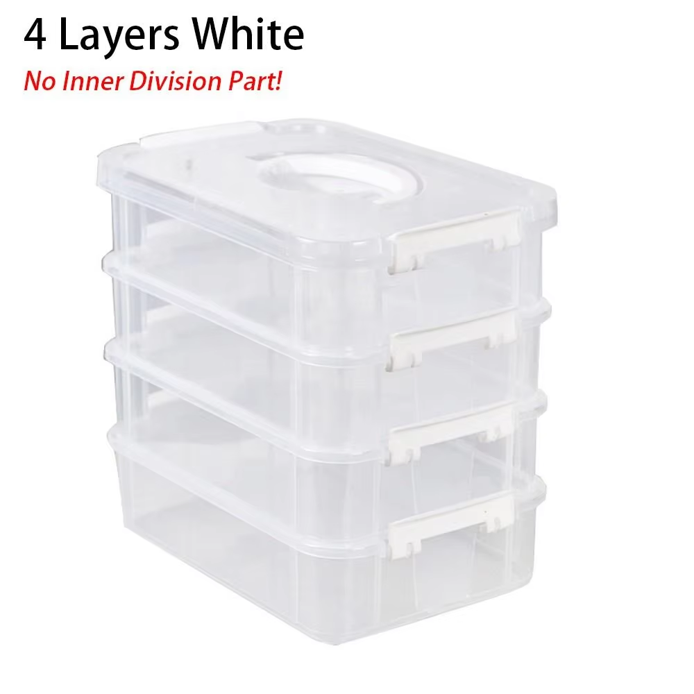 4 Tier Stackable Storage Box