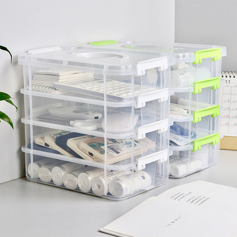 4 Tier Stackable Storage Box