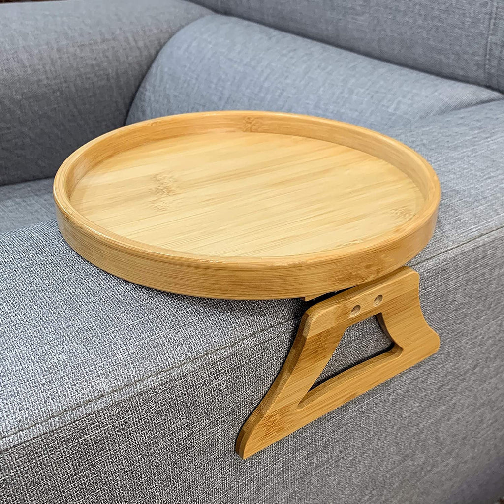 Wooden Sofa Arm Tray Table