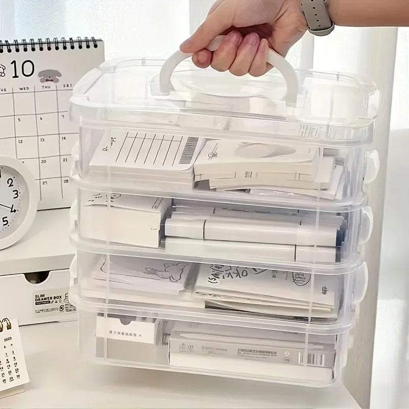 4 Tier Stackable Storage Box